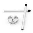 thumbnail image 2 of Universal Motoycycle Clip-On Handlebars For HONDA CBR250R CBR600F 37mm Silver, 2 of 2