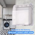 thumbnail image 4 of Type 86 -Proof And Sticky Transparent Protective Cover Perforation- Self- 3 Piece Sofa Cover Set Outdoor Sofa Covers Recliner Covers for Large Recliner Garden Fabric All Purpose Garden Fabric Large, 4 of 4