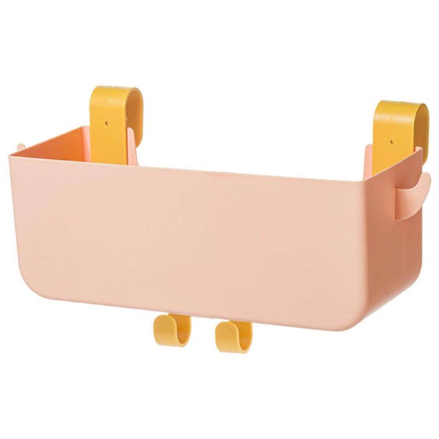 Hanging Bedside Organizer Storage for Glasses Books Phones Hanging Bedside Organizer Keys Pink