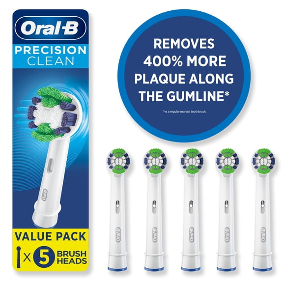 Oral-B Nettoyage de Précision Tête de Brosse à Dents Électrique de Rechange Paquet Économique 5 Unités