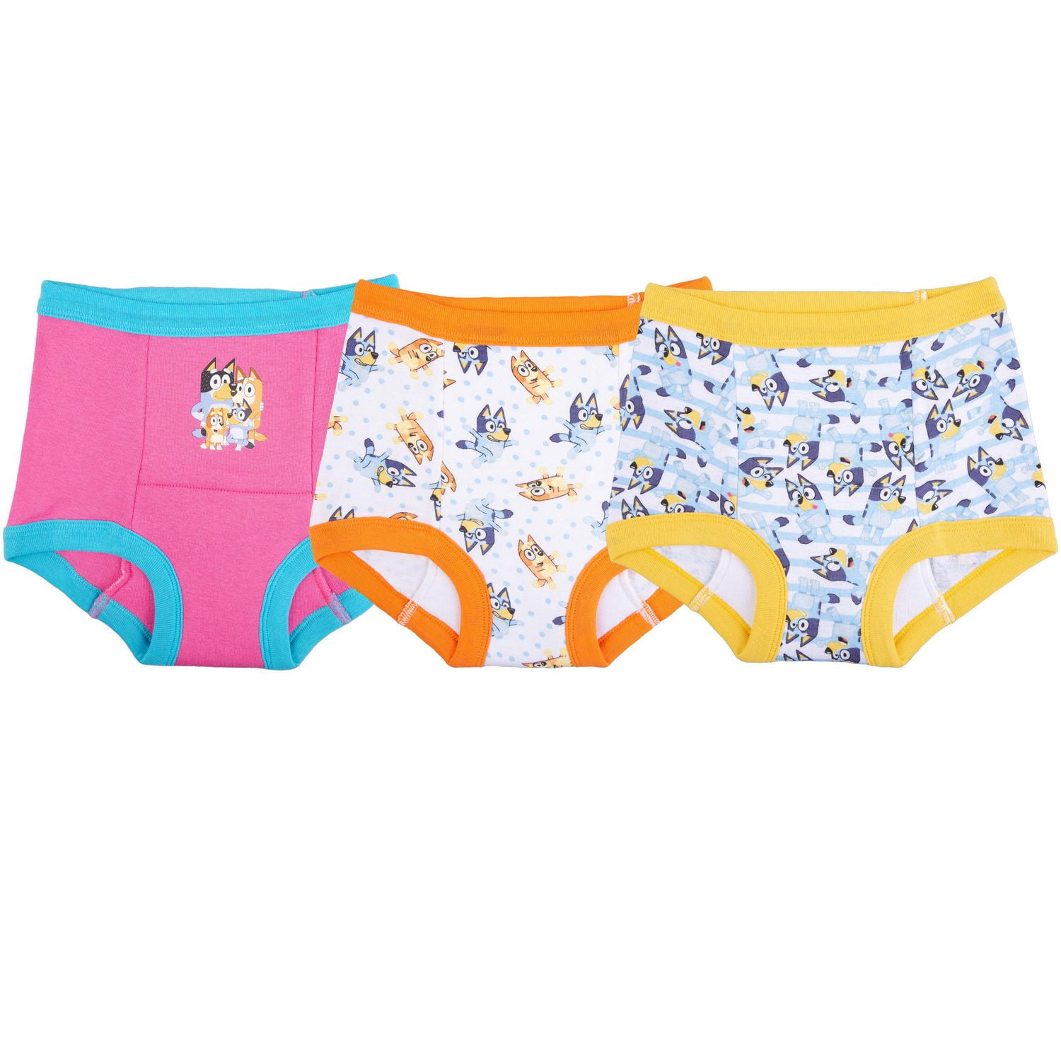 Bluey sous-vêtements d'apprentissage lot de 3 slips (fille)