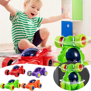 Riforla Boys' off Road Stunt Car: Rotating Trick Vehicle Toy for Kids & Children Car Model Red