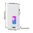 thumbnail image 1 of Butane Lighter Refill 7.7 × 4.2 × 1.35Cm Refillable Butane Lighters with Adjustable Output Control for Outdoor Use Men’S Gifts, 1 of 6