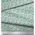 thumbnail image 3 of Soimoi Polyester Crepe Fabric Flower Artistic Decor Fabric Printed Yard 42 Inch Wide, 3 of 3