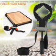 thumbnail image 3 of WALFRONT Fast Adjustable Band Strap 4 Jaws Corner Clamp for Picture Frame Woodworking Hand Tool, Corner Clamp, Adjustable Frame Clamp, 3 of 14