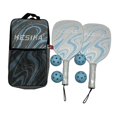 thumbnail image 4 of tamizeot Pickleball Racket Set 4 Balls and Grip Racquets Blue Comfort Pickleball Bag Carry Blue 41.5x20.5cm, 4 of 6