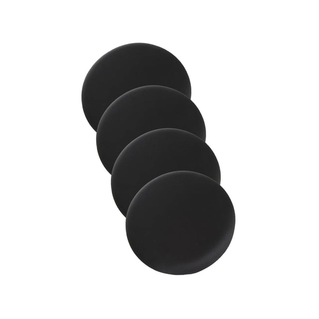 Coussin de Tabouret Rond Durable Doux Lavable pour Housses de Tabouret de Bar 12-18 Pouces Chaise Noir