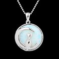 thumbnail image 1 of Women Necklace Cat on Moon Crystal Suspension Pendants Hardshell Charms, 1 of 6