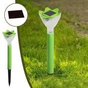 COFEST Bright Solar Outdoor Lights， Flashing Color Changing LED Solar Outdoor Lights， IP67 Solar Lights， Solar Garden Lights for Walkway Garden Patio Green