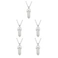 thumbnail image 1 of QualitChoice Hexagon Column Charm Exquisite Women Men Making Findings Handmade Anniversary Hanging Pendants Colorful Crystal Follie 5Set, 1 of 6