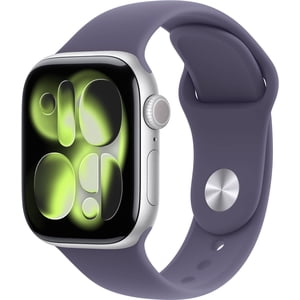 Rénovés Apple montre Gen 11 Series 11 42mm Aluminium argenté - Bande de sport de brouillard violet MEU64AM/A