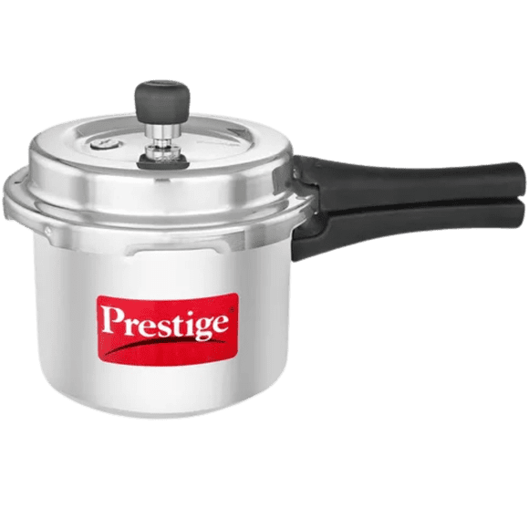 Prestige Popular Plus Svachh Virgin Aluminium Pressure Cooker (3L, Silver)