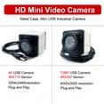 thumbnail image 3 of Caméra Web USB 12MP Autofocus HD CCD MX362 4K IMX179 Mini Caméra USB PC OTG UV Brancher et Utiliser pour la Numérisation de Documents Diffusion en Direct, Facile à Utiliser, 3 of 7