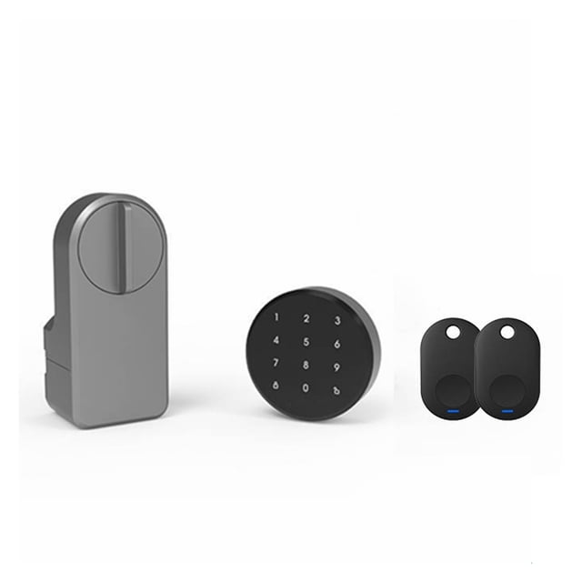 Serrure de Porte, Serrure de Porte Intelligente Mot de Passe Numérique Compatible Bluetooth Autocollant Intelligent Installation Tuya Serrure de Porte Électronique Intelligente, Facile à Installer