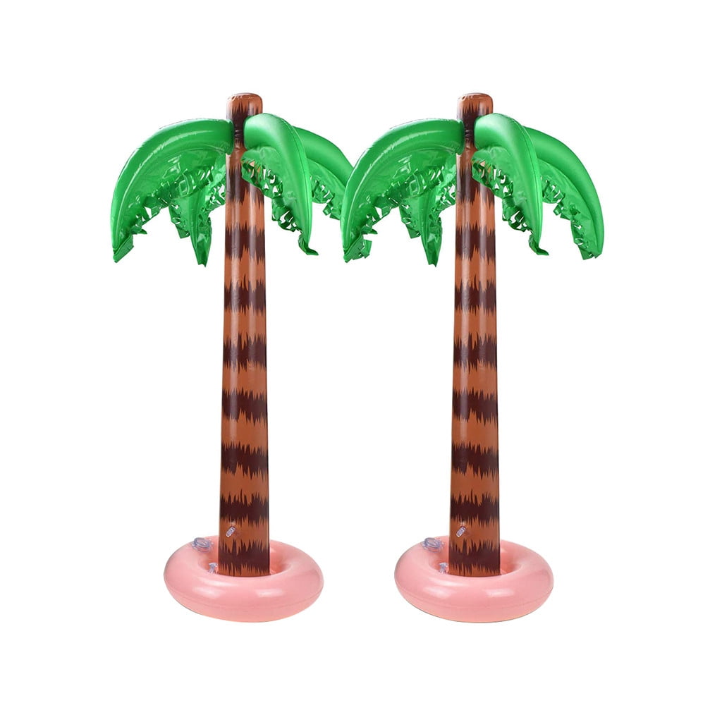 TIELUTT 2 Pack Inflatable Trees 90cm Coconut Trees Beach for Party 248000 Inflatable Toddler Pool Inflatable Baby Bathtub H2o Inflatable Inflatable Jumping Animals
