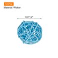 thumbnail image 2 of Unique Bargains 12 Pcs Wicker Rattan Balls Decorative Balls 1.2Inch for Vase Fillers ,Wedding ,Party ,Light Blue, 2 of 5