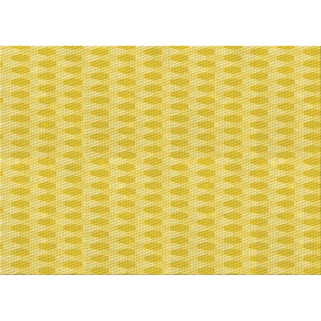 Ahgly Company Tapis d'Intérieur Rectangulaire Transitionnel Jaune Banane Lavable à la Machine, 7 Pieds x 10 Pieds