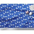 thumbnail image 2 of Soimoi Silk Fabric Flamingo Bird Printed Fabric 1 Yard 42 Inch Wide, 2 of 3