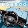 thumbnail image 3 of 12V Ride On Truck Car,Battery PoweRed Electric Vehicle Toy with Parent Remote Control,Spring Suspension,3 Speeds,LED Light,Music & Horn,Electric Cars Gift for Boy Girl,Blue, 3 of 5