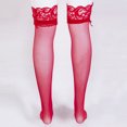 thumbnail image 3 of Faithtur Bas Cuisse Genouillères en Dentelle Transparente, 3 of 5