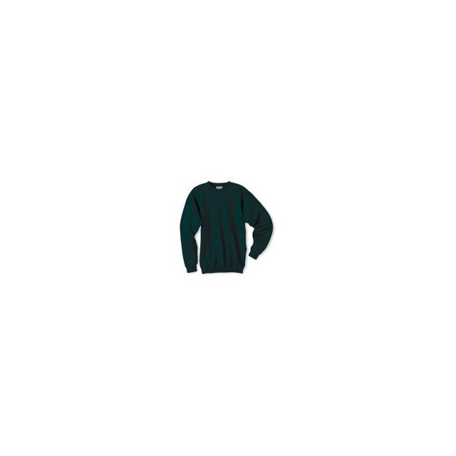 Hanes 10 oz ULTIMATE COTTON Fleece Crew Deep Forest XL