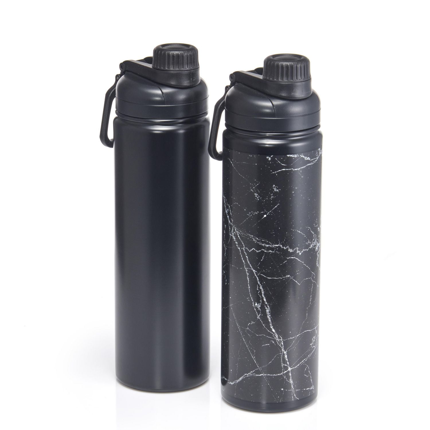 Ensemble de 2 bouteilles en Acier Inoxydable à Double Paroi de 24oz Mainstays
