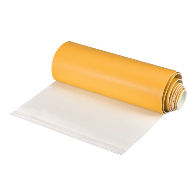 Unique Bargains Smooth Solid Color Faux Leather Sheets,PU Leather for DIY 20 x 135cm Deep Yellow