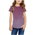 thumbnail image 1 of Birdeem Chemises pour Filles Chemises pour Enfants T-Shirt Graphique à Manches Courtes Col Rond Crop Top pour Filles et Garçons de 3 à 14 Ans T-Shirt Tee, 1 of 12