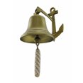 thumbnail image 2 of Polished Brass Finish Ship Bell and Anchor Wall Hanging, 2 of 3