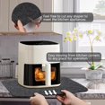 thumbnail image 4 of Oleegame 2PC Air Fryer Pad Kitchen Counter Mat Countertop Protector Non Slip Appliance Moving Mat For Air Fryer Coffee Maker Toaster Black, 4 of 6