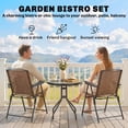 thumbnail image 4 of Outsunny Ensemble Bistro Pliant pour Patio avec Chaises Inclinables et Table Ronde, 4 of 10