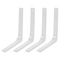 thumbnail image 4 of Shisuyan 4pcs Stainless Steel Shelf Bracket Wall Mount Shelf Support Fixing Bracket L Shape Bracket, 4 of 8