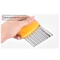 thumbnail image 2 of CEHVOM Stainless Steel Potato Cutter French Fries Cut Kitchen Corrugated Knife Clearance, 2 of 2