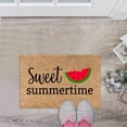 thumbnail image 4 of Meitianfacai Summer Welcome Door Mat Spring Entryway Mats Washable Floor Doormat Rubber Front Door Rug Low Non Slip Mat For Indoor Outdoor Home Porch Entrance Decor, 4 of 7
