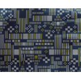 thumbnail image 4 of oneOone Georgette Viscose Fabric Stripe & Square Geometric Â Printed Craft Fabric BTY 42 Inch Wide, 4 of 4