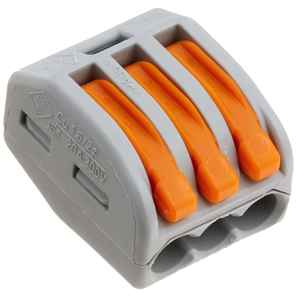 Wago 222-413 LEVER-NUTS 5 Conductor Compact Connectors 500 PK