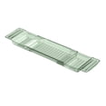 thumbnail image 4 of jifeng Bathtub Tray Basket Extendable Simple Drain Bath Shelf for Candle Book Towel Green, 4 of 9