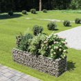 thumbnail image 1 of vidaXL Gabion Lit Surélevé Acier Galvanisé 180x50x50 cm, 1 of 5