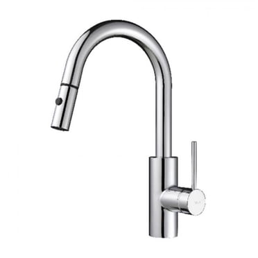 Kraus KPF-2620CH Mateo Single Lever Pull Down Kitchen Faucet - Chrome