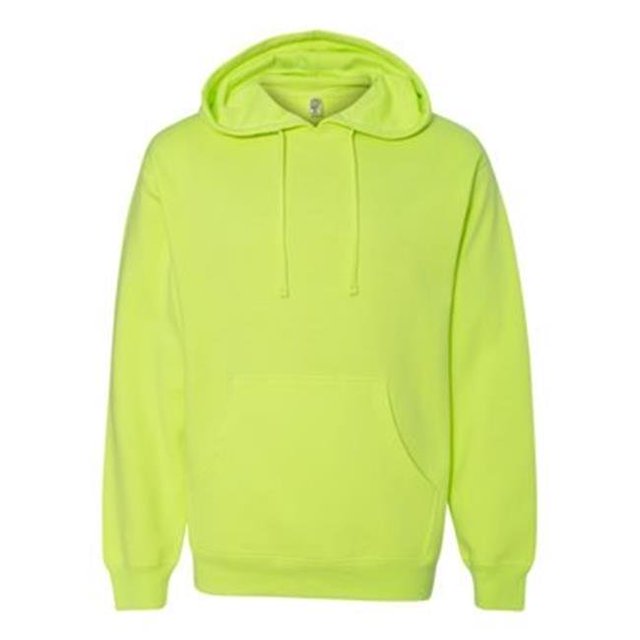 Sweat à Capuche Mi-Lourd, Jaune Sécurité - 2TG