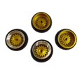 thumbnail image 2 of RC Wheel Rim Tires Rc Tires Tires Tyres 1:28 for Wltoys K969 K989 P929 1/28 Scale Buggy Hobby Yellow, 2 of 9