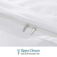 thumbnail image 4 of 500 TC 100% Egyptian Cotton Duvet Cover Zipper Closur Ultra Soft Durable and Fade Resistant Solid Pattern, 4 of 7