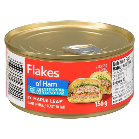 Flakes of Ham Less Salt by Maple Leaf