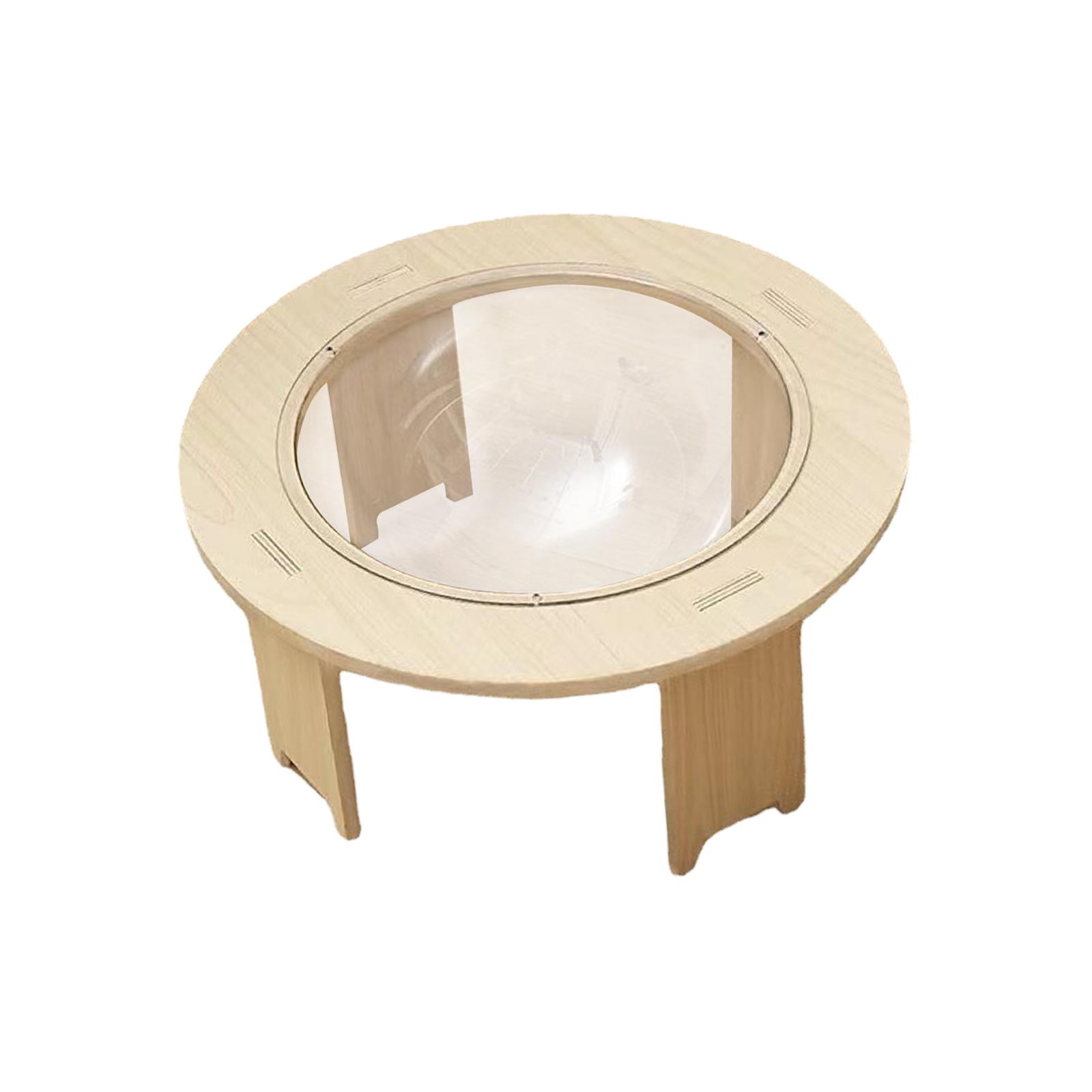 Space Capsule Cat Bed Activity Centre Solid Wood Stand Durable Sleeping Nest S