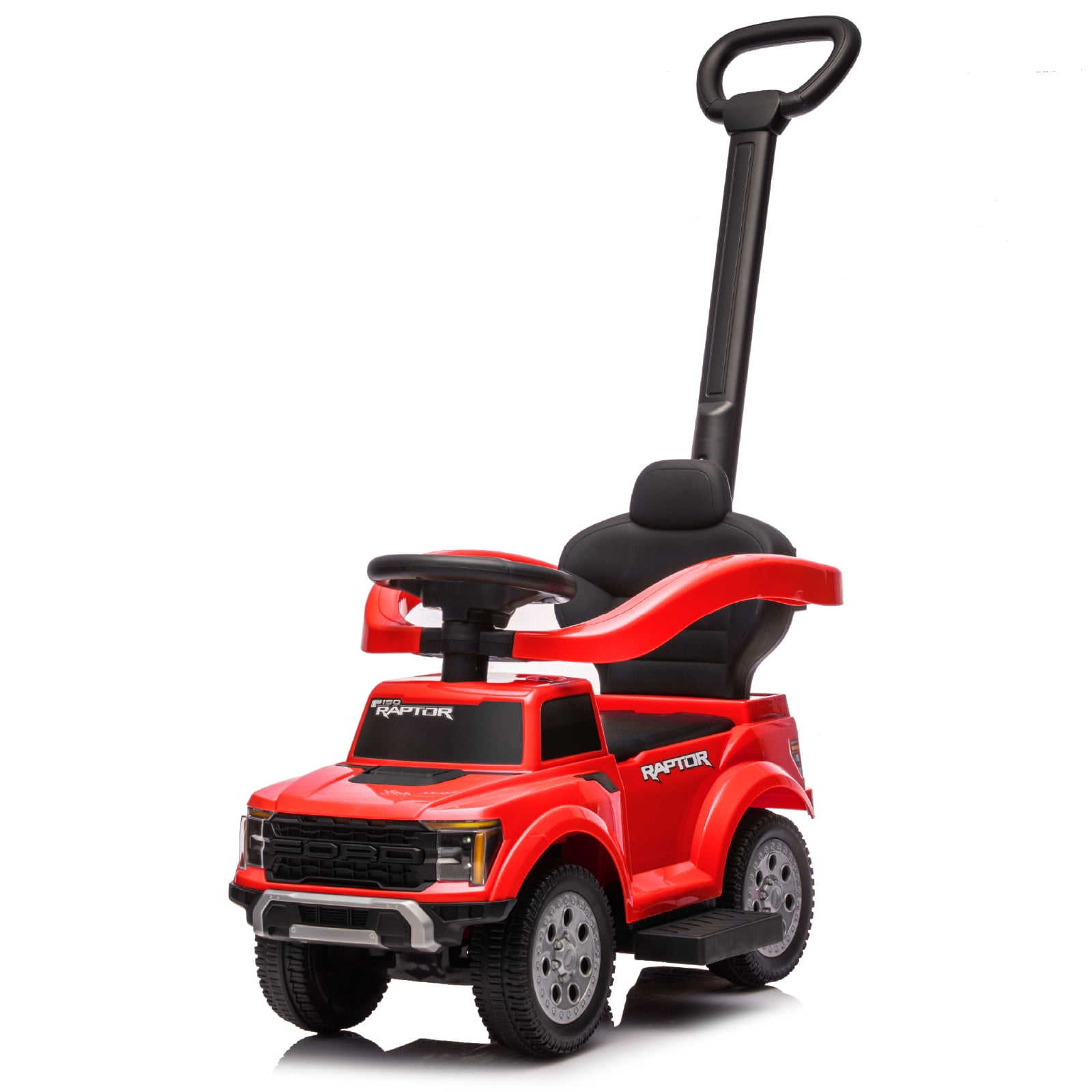 Ride The Rails Game Voltz Toys Licensed Ford F-150 3-in-1 Toddler Push Car, Ride-On Truck ...