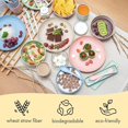 thumbnail image 4 of Wheat Straw Dinner Set Unbreakable Tableware Set Dishwasher and Microwave Safe Eco-Friendly Reusable Dinner Dessert Plates  Bowls  Mugs, 4 of 7