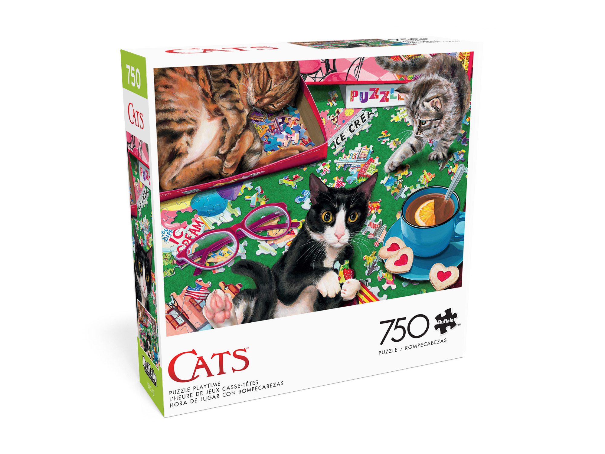 Buffalo Games Puzzle Playtime Puzzle de 750 pièces imbriqué pour adultes âgés de 14 à 99 ans