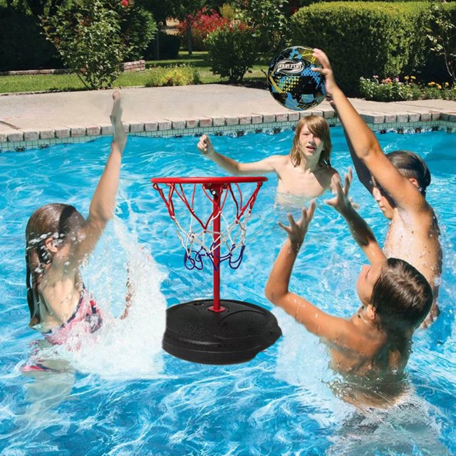 Floating Pool Basketball Hoop Basketball Hoop Floating Pool Basketball Hoop Game For Swimming Pool Summer Water Basketball Game Pool Toys For Kids And Adults