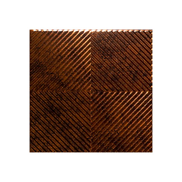 Fasade Quattro Moonstone Copper Wall Panel Sample 12" x 12"