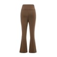 thumbnail image 4 of Women's Bootcut Yoga Pants Crossover High Waisted Workout Leggings Stretch Through Tummy Control Flare Pants, 4 of 6